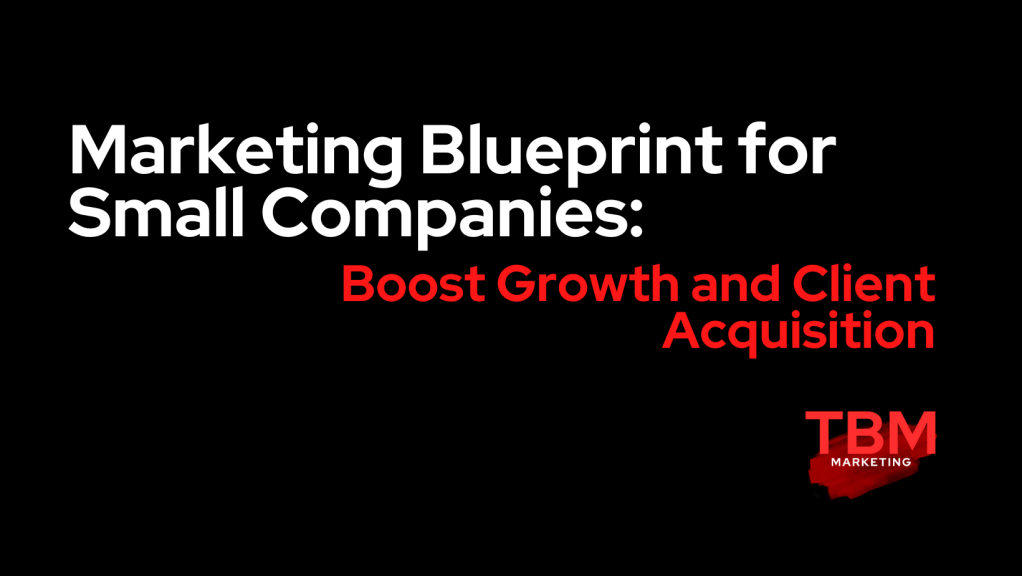 Marketing Blueprint for Small Companies: Boost Growth and Client Acquisition